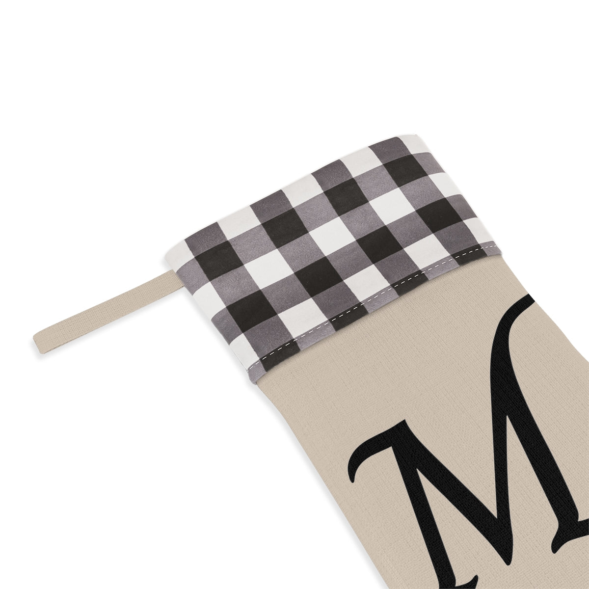 "M" Christmas Stocking