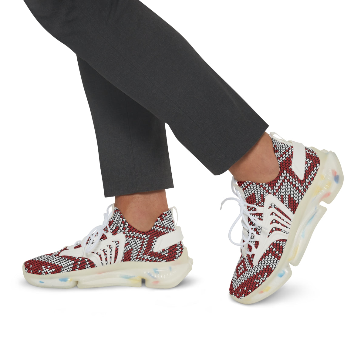 Ugly Sweater Men's Mesh Sports Sneakers