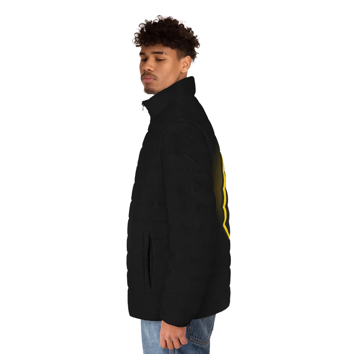 G-Men Men's Puffer Jacket (AOP)