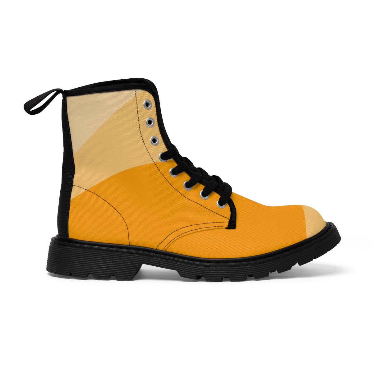 Orange Women's Canvas Boots