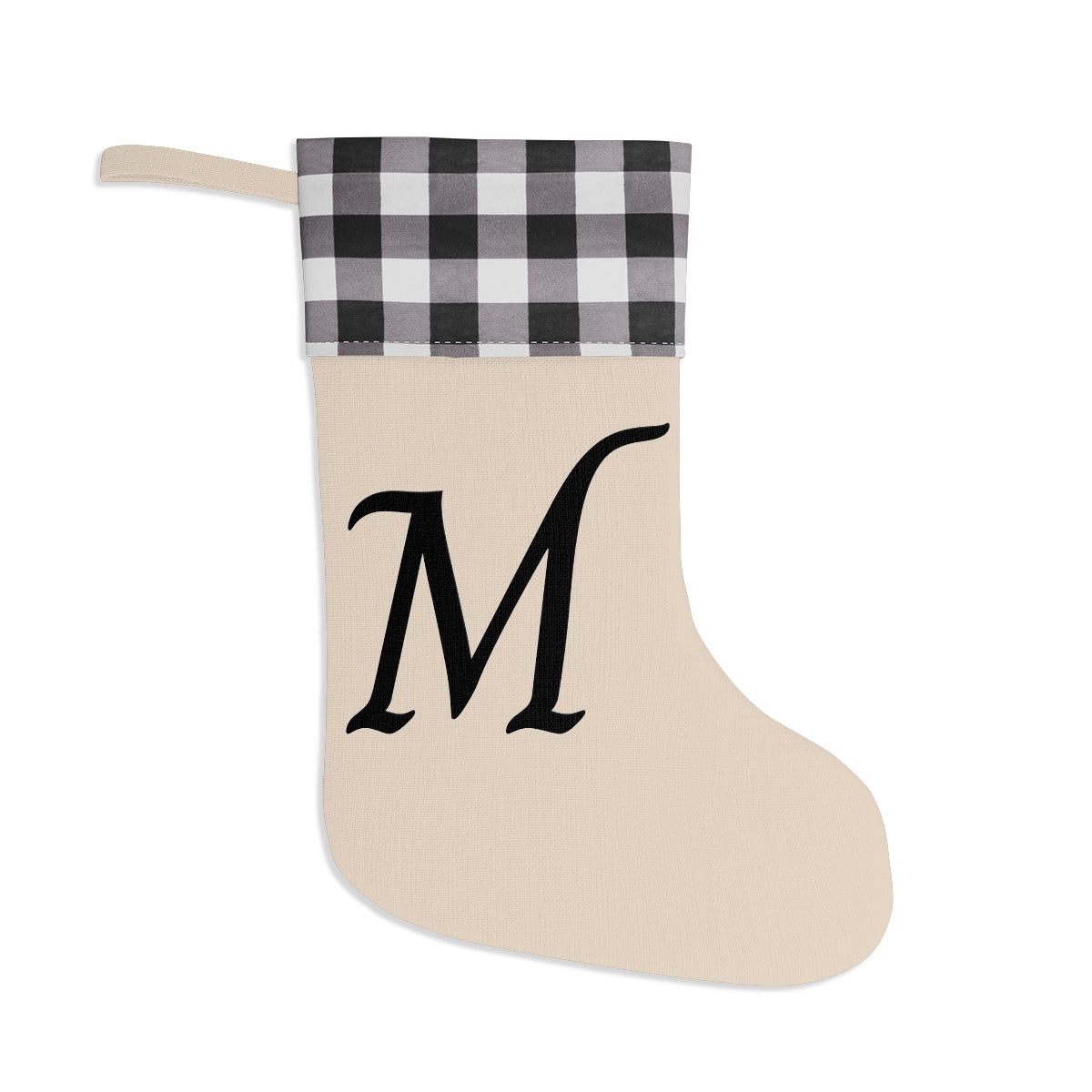 "M" Christmas Stocking