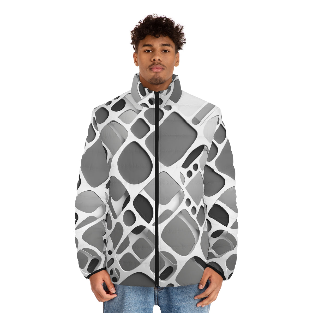 Pattern Puffer Jacket (AOP)