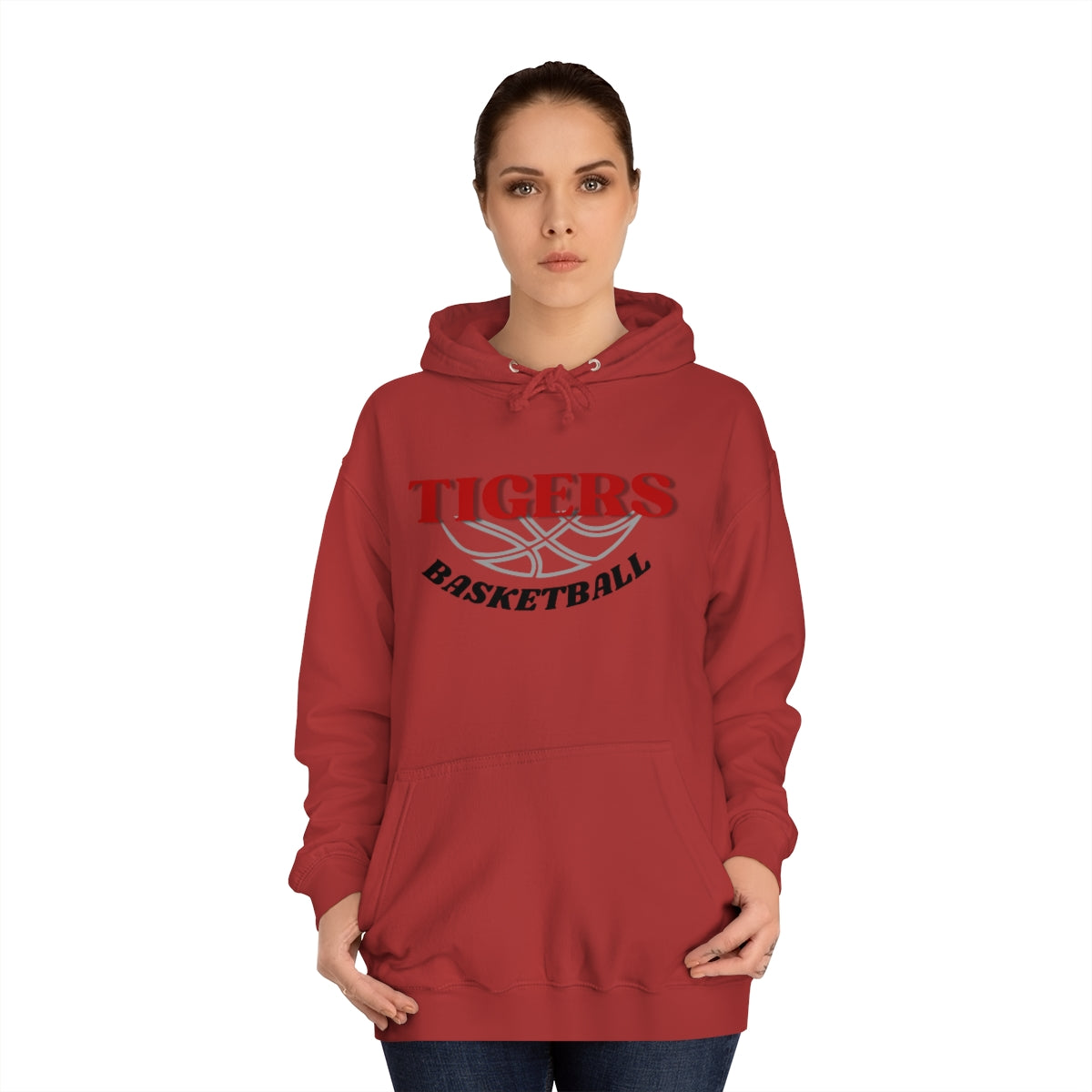 Tigers Unisex College Basketball Hoodie