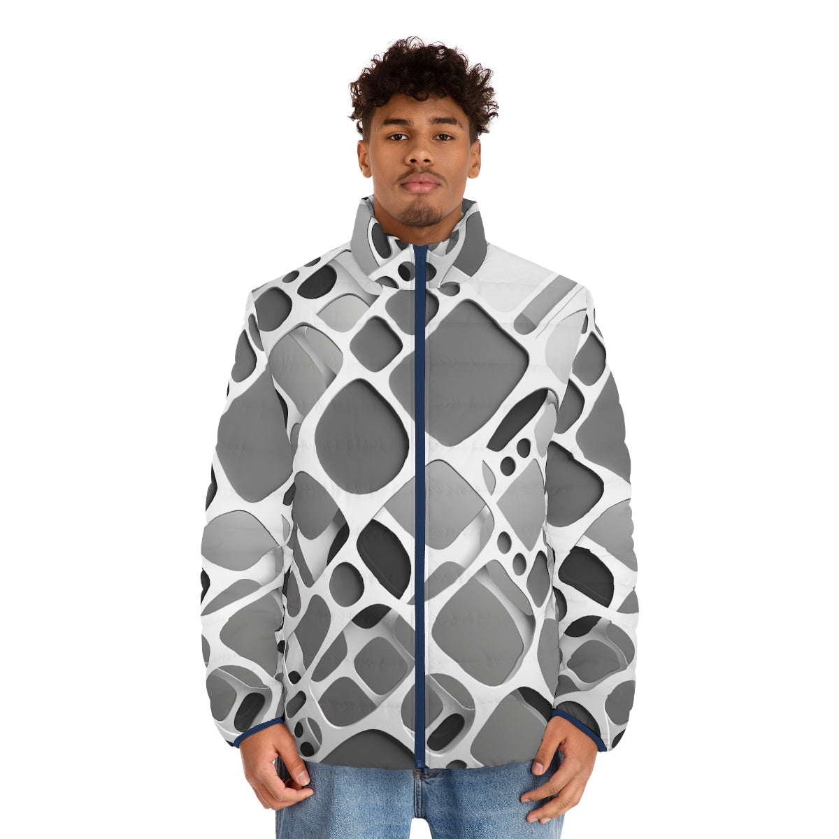 Pattern Puffer Jacket (AOP)