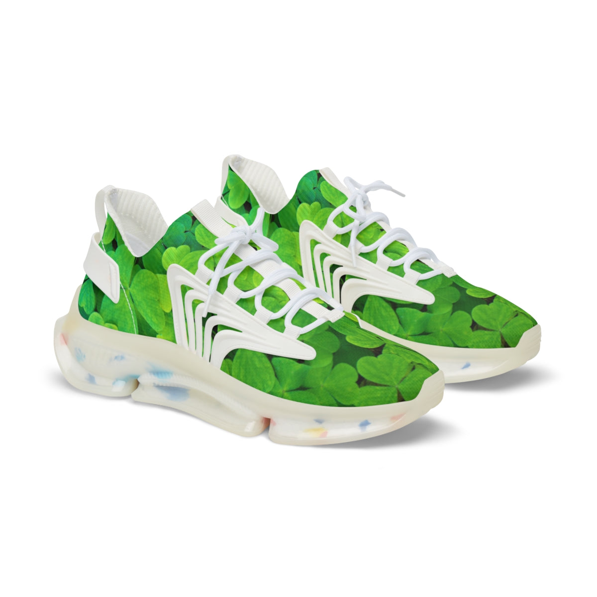 Lucky Clover Men's Mesh Sports Sneakers
