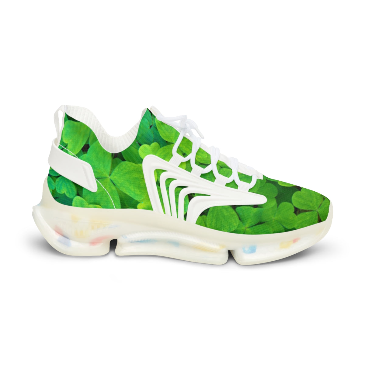 Lucky Clover Men's Mesh Sports Sneakers