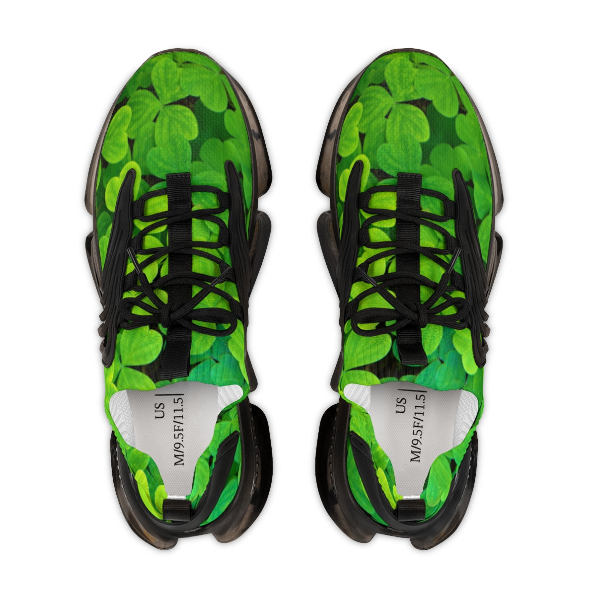 Lucky Clover Men's Mesh Sports Sneakers