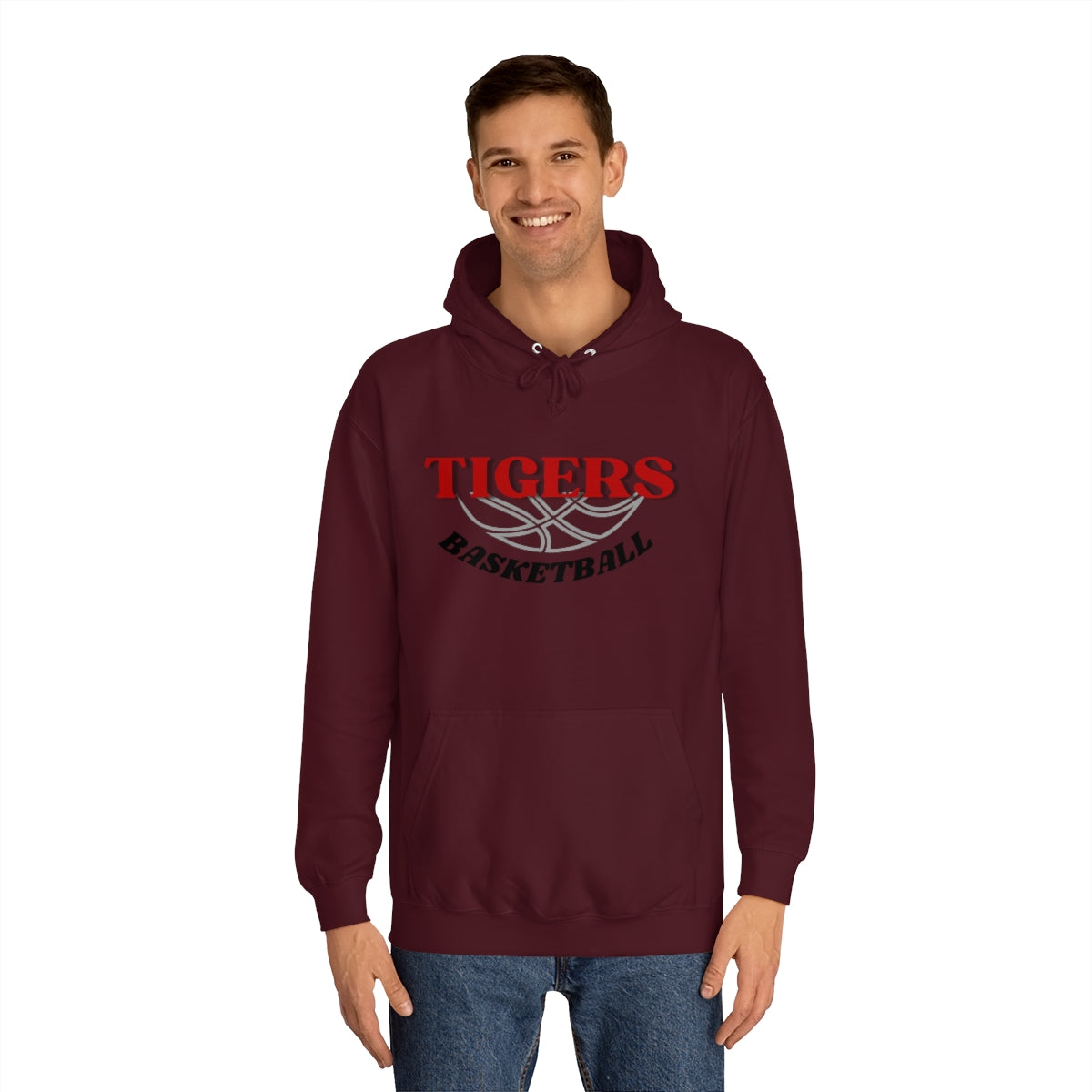 Tigers Unisex College Basketball Hoodie