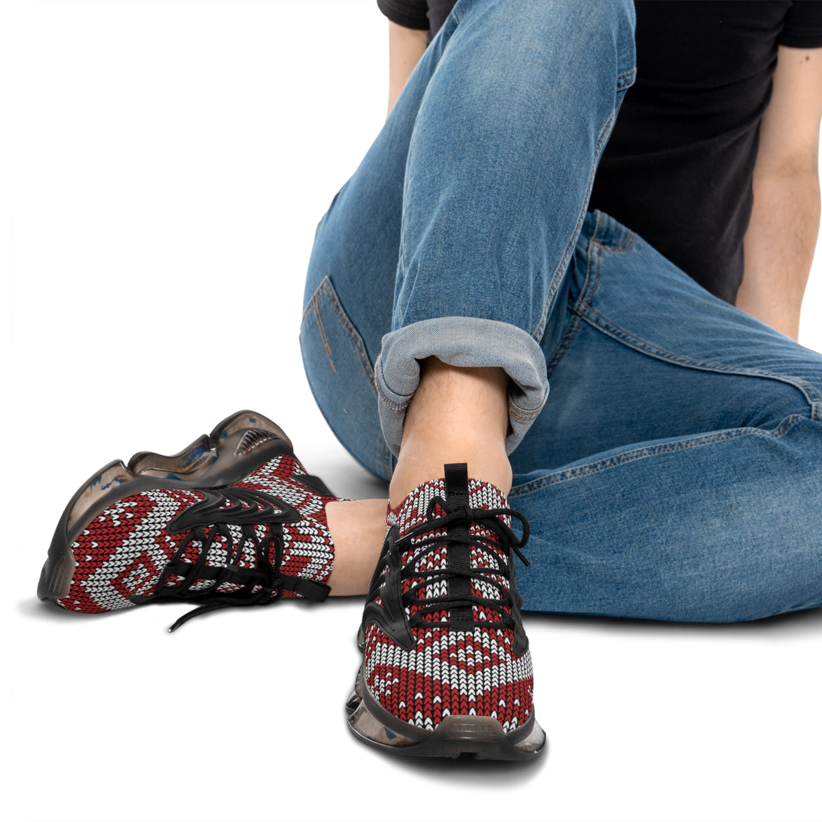 Ugly Sweater Men's Mesh Sports Sneakers