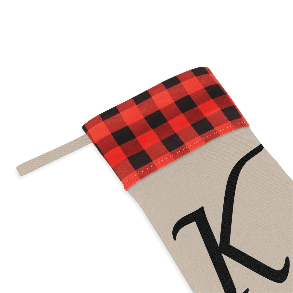 "K" Christmas Stocking
