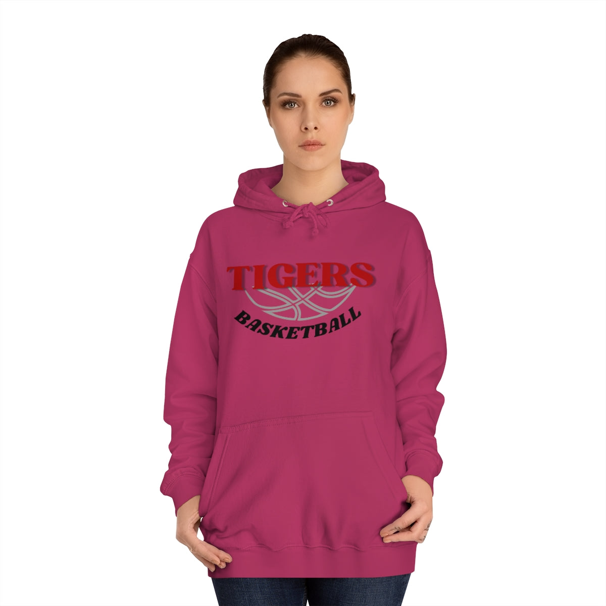 Tigers Unisex College Basketball Hoodie