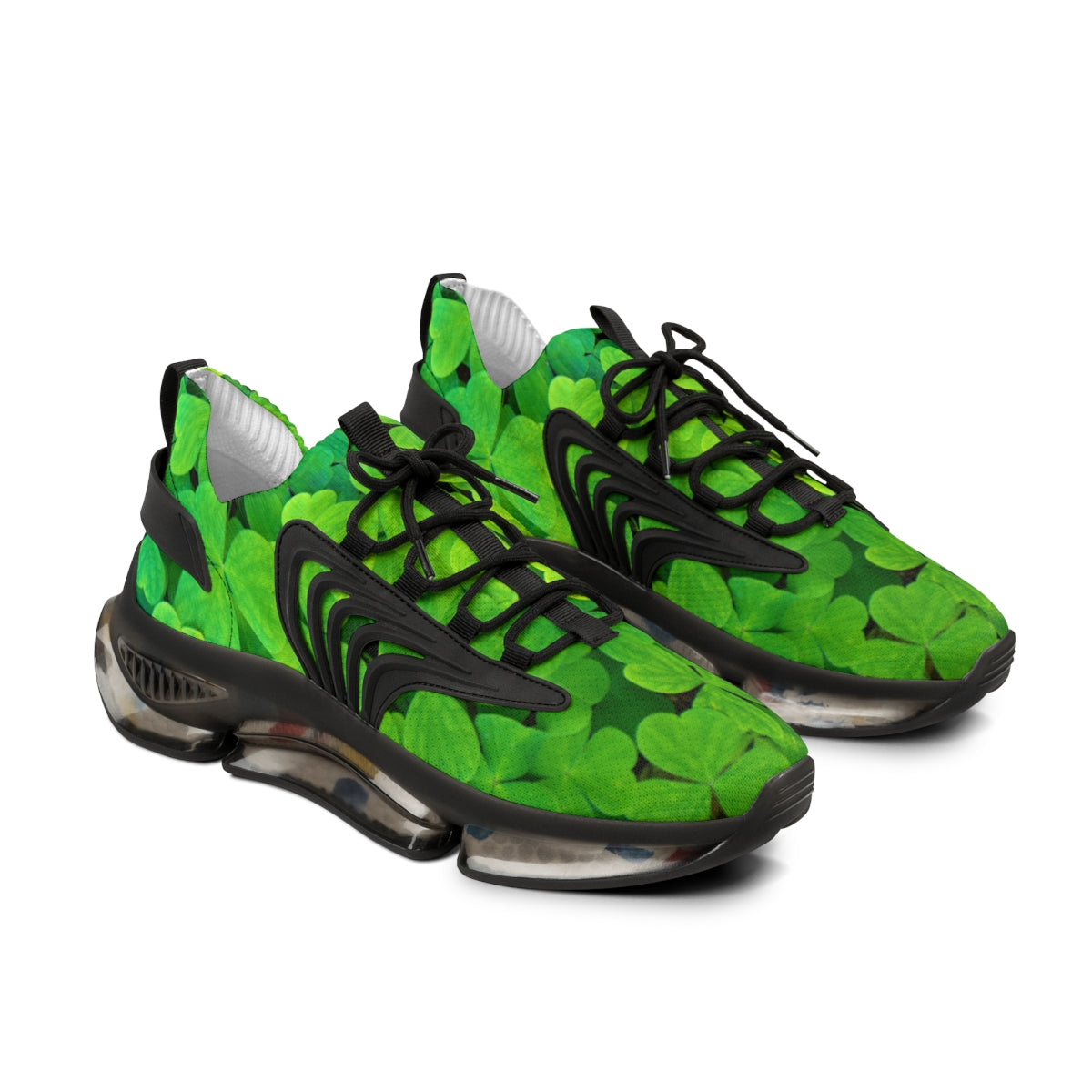 Lucky Clover Men's Mesh Sports Sneakers