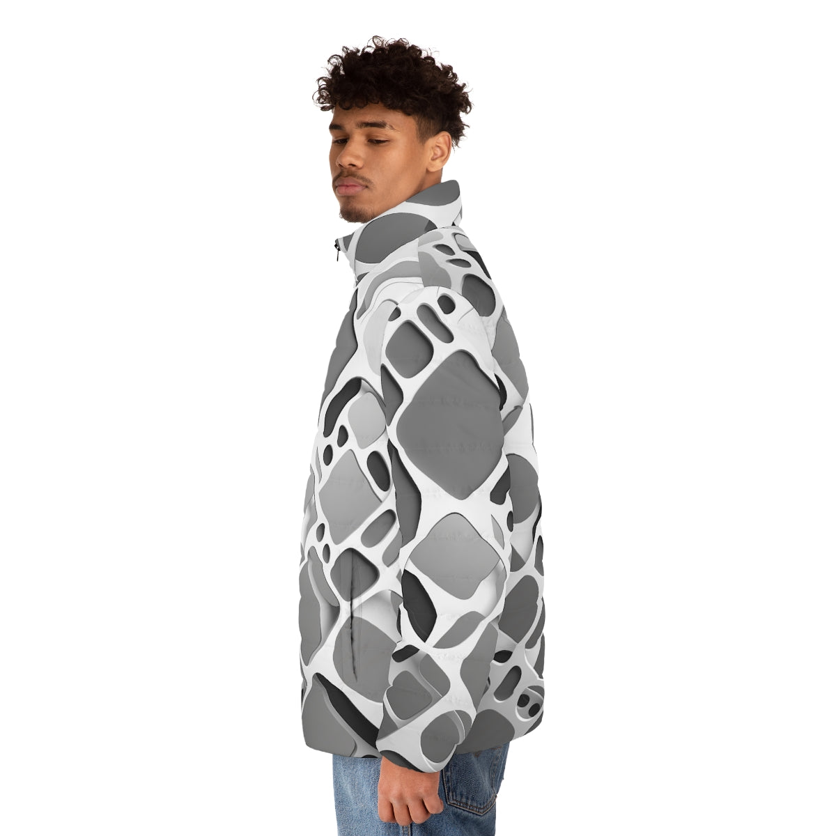 Pattern Puffer Jacket (AOP)