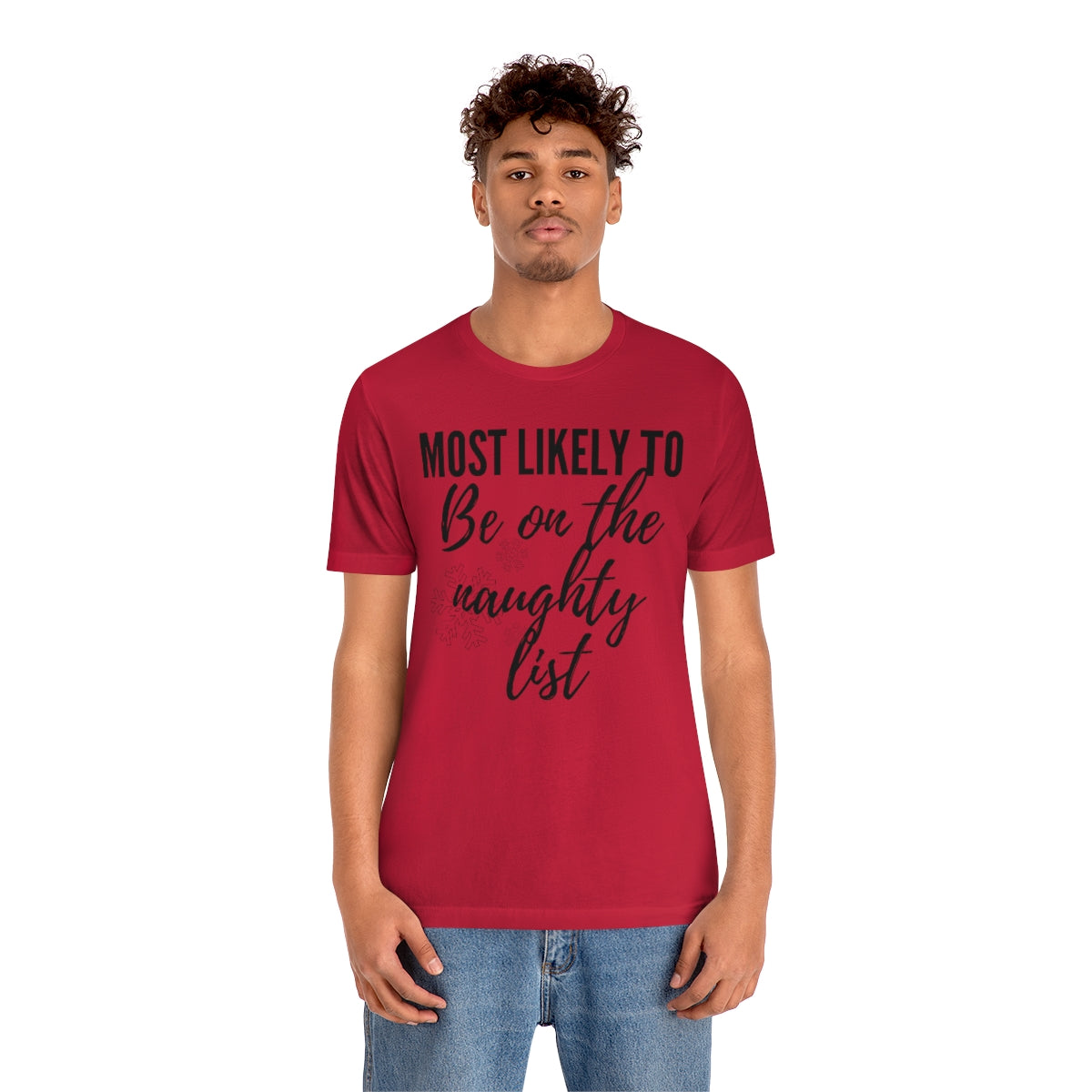 Naughty List Unisex Jersey Short Sleeve Tee