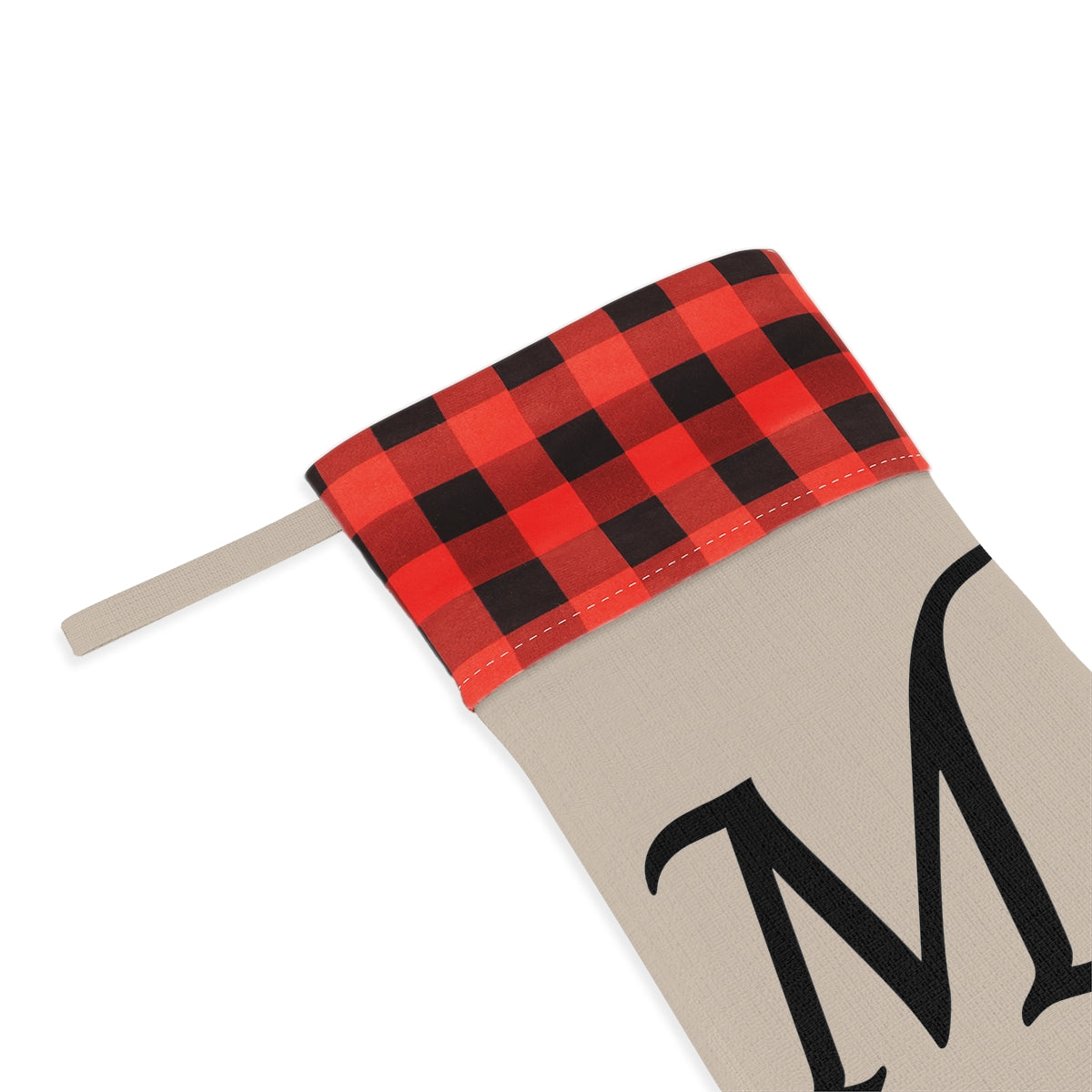 "M" Christmas Stocking