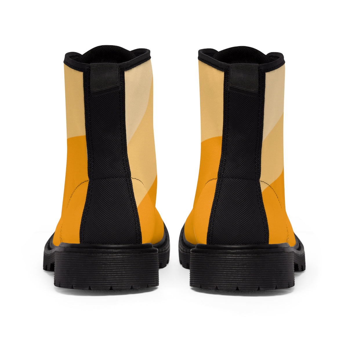 Orange Women's Canvas Boots