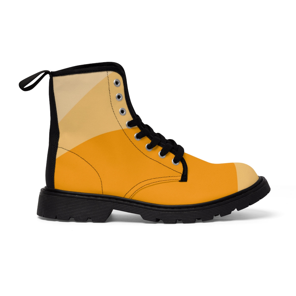 Orange Women's Canvas Boots
