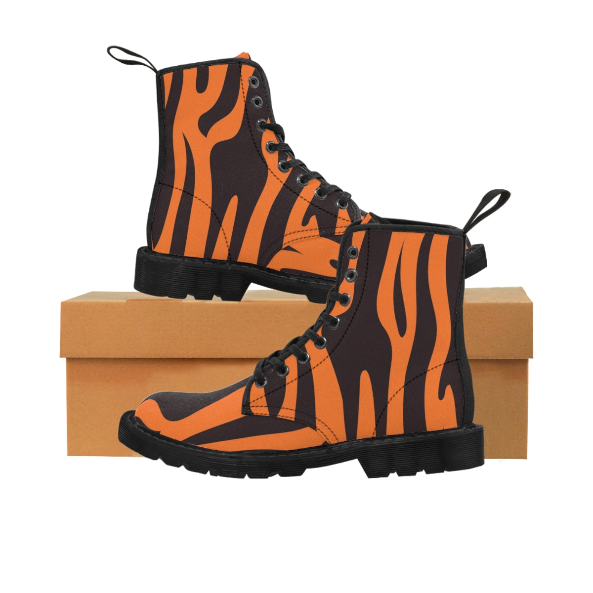 Bengal Stripes Men's Canvas Boots