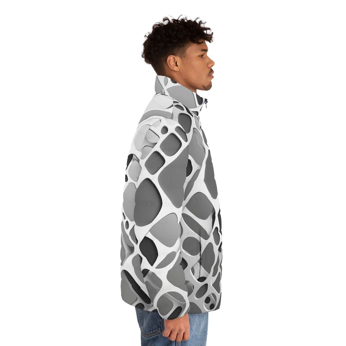 Pattern Puffer Jacket (AOP)