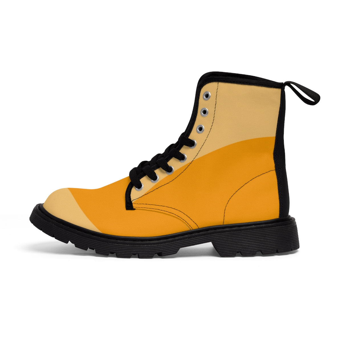 Orange Women's Canvas Boots
