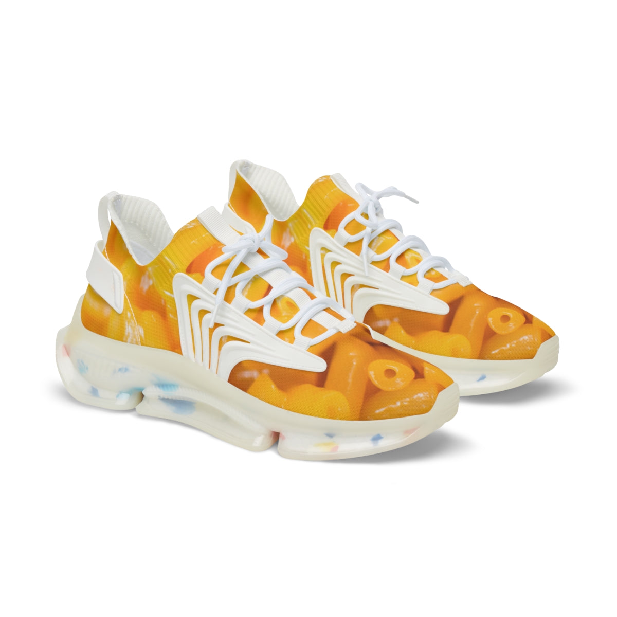 Macaroni and Cheese Men's Mesh Sports Sneakers