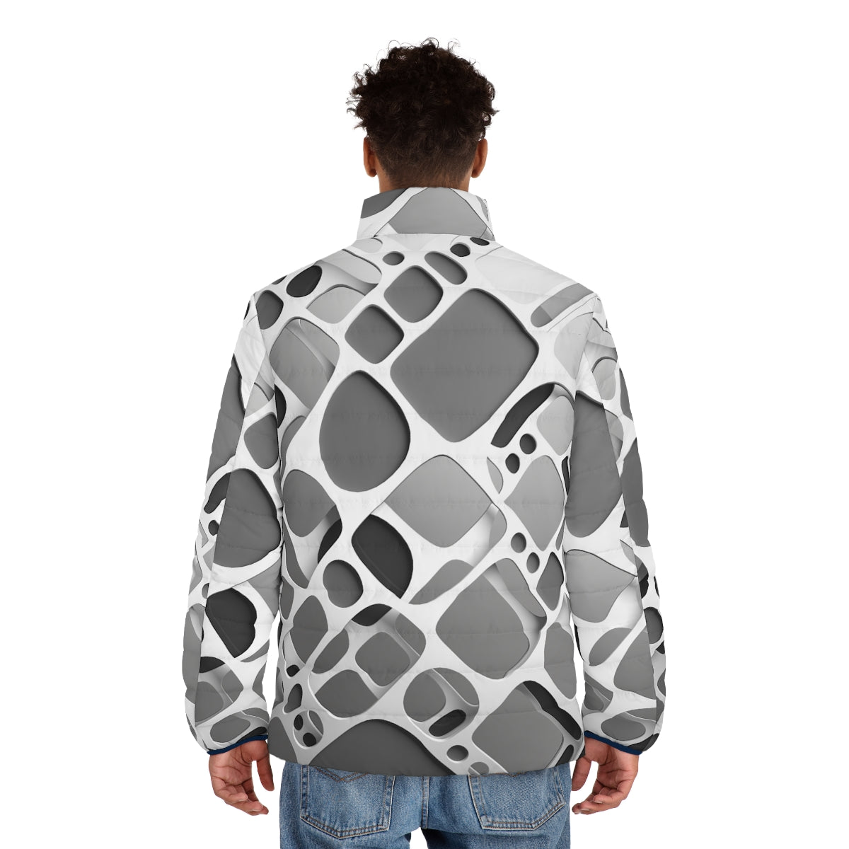 Pattern Puffer Jacket (AOP)