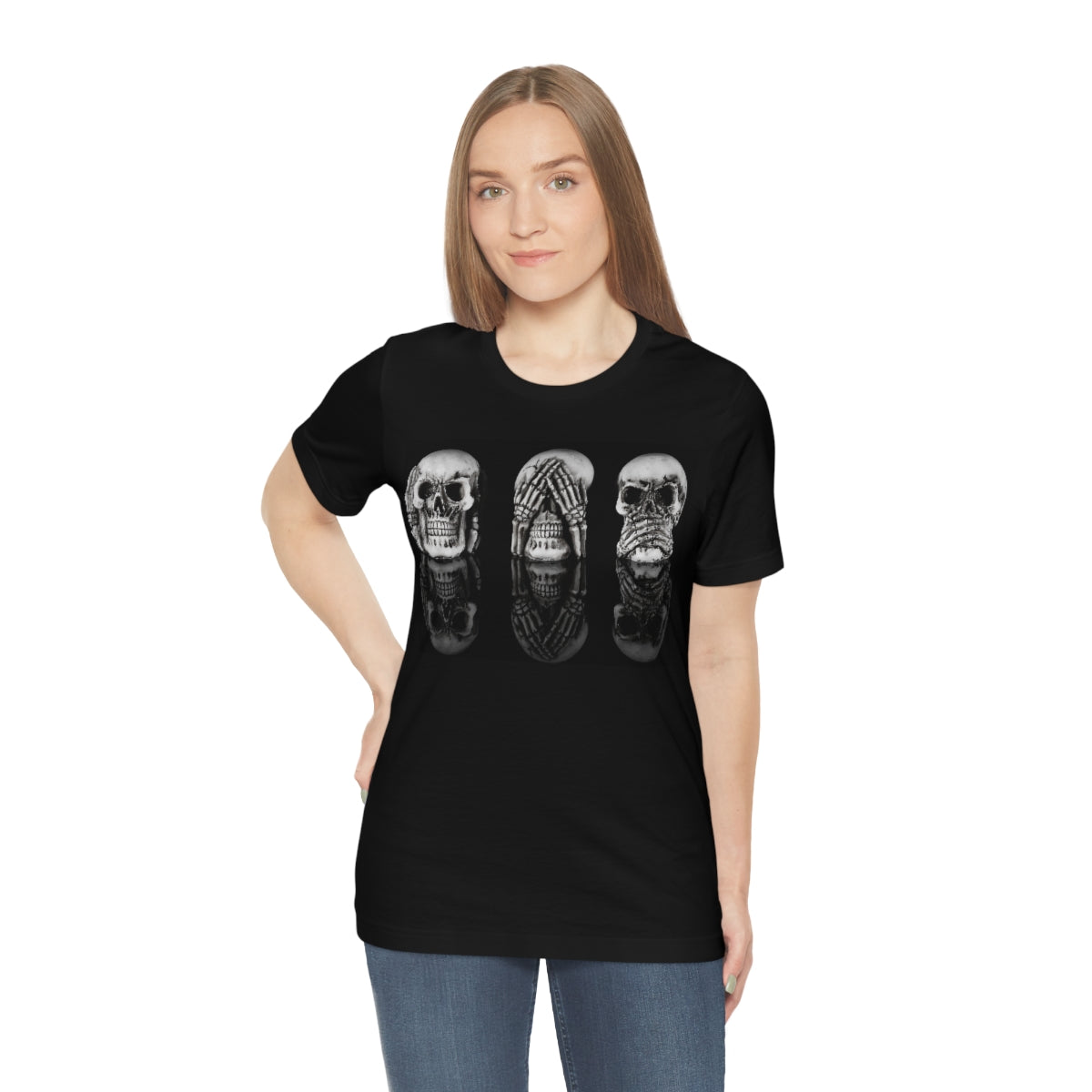 Hear No Evil, See No Evil, Say No Evil Unisex Jersey Short Sleeve Tee