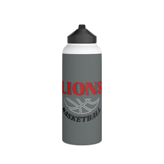 Lions Stainless Steel Water Bottle, Standard Lid