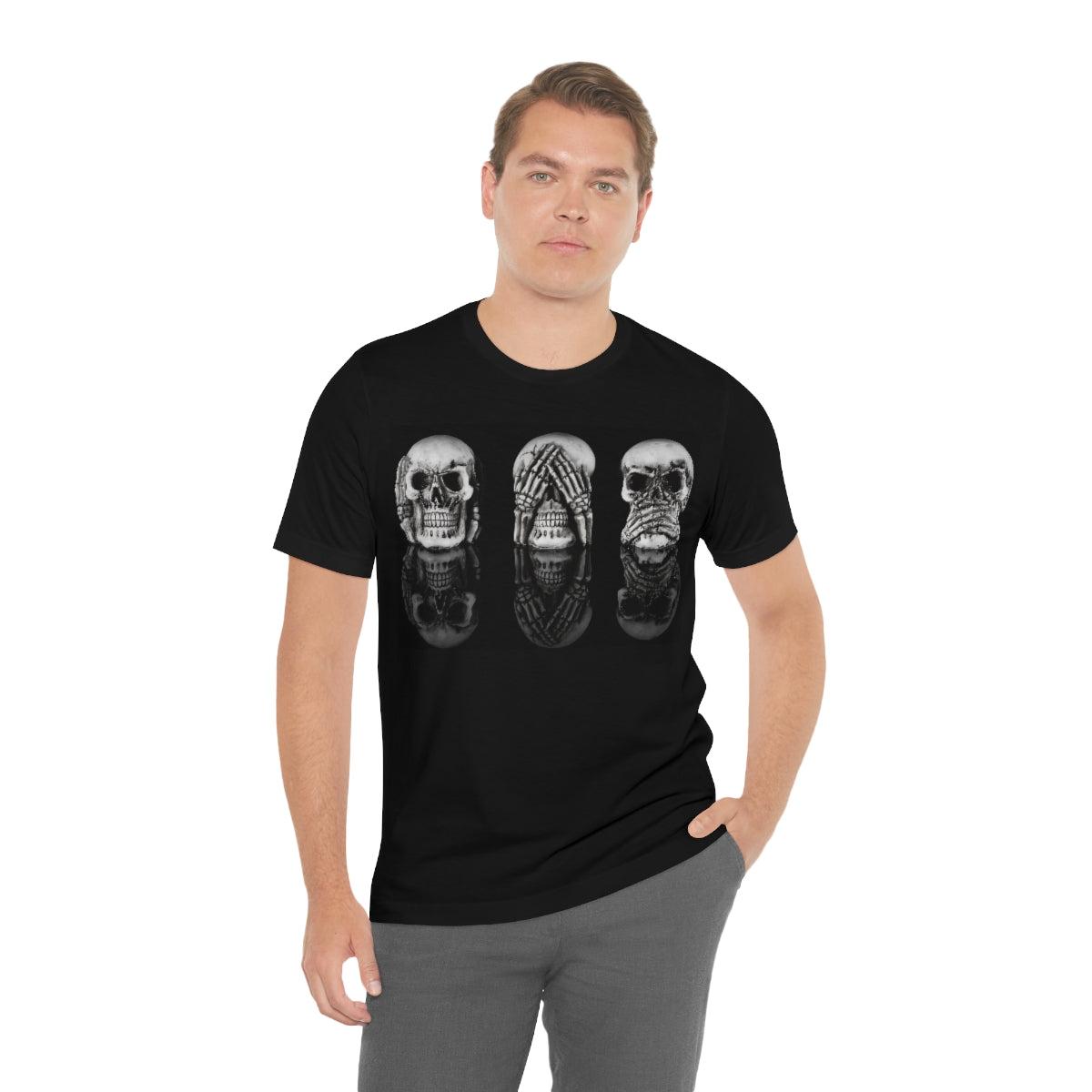 Hear No Evil, See No Evil, Say No Evil Unisex Jersey Short Sleeve Tee