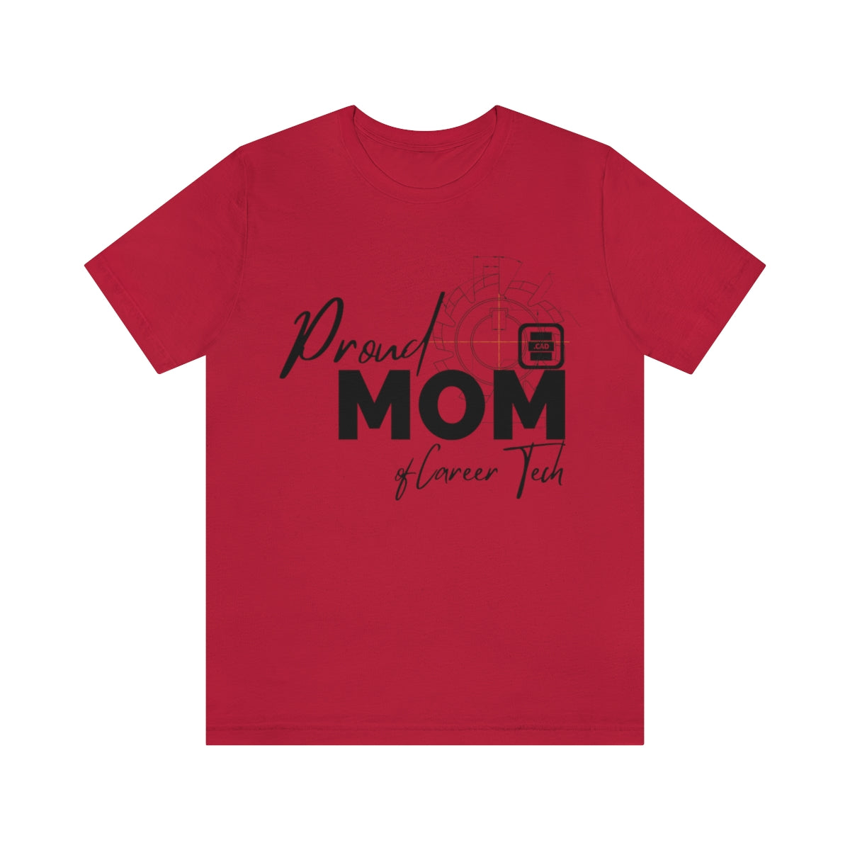 Proud Mom of Career Tech Student Jersey Short Sleeve Tee