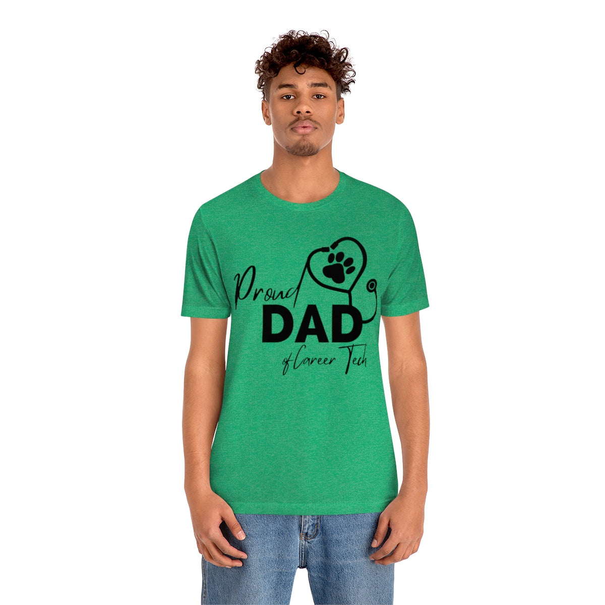 Proud Dad of Career Tech Student  Jersey Short Sleeve Tee