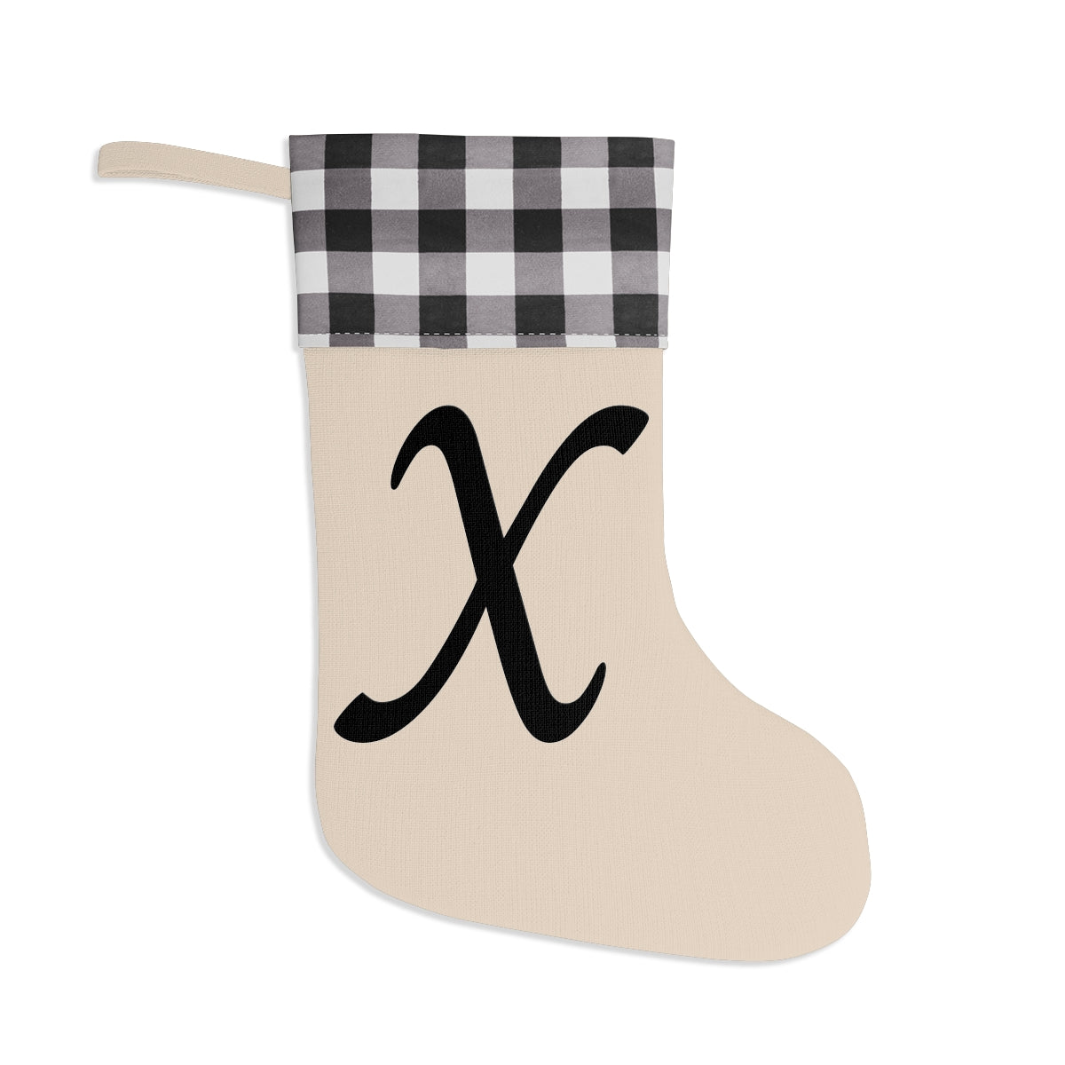 "X"Christmas Stocking