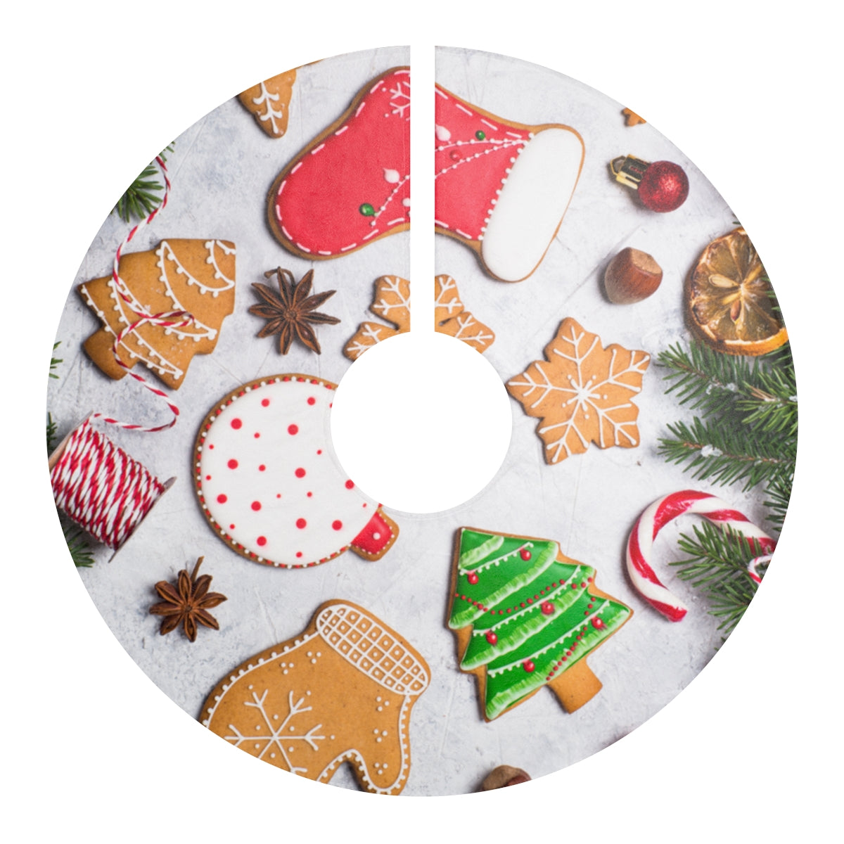 Cookies Christmas Tree Skirts