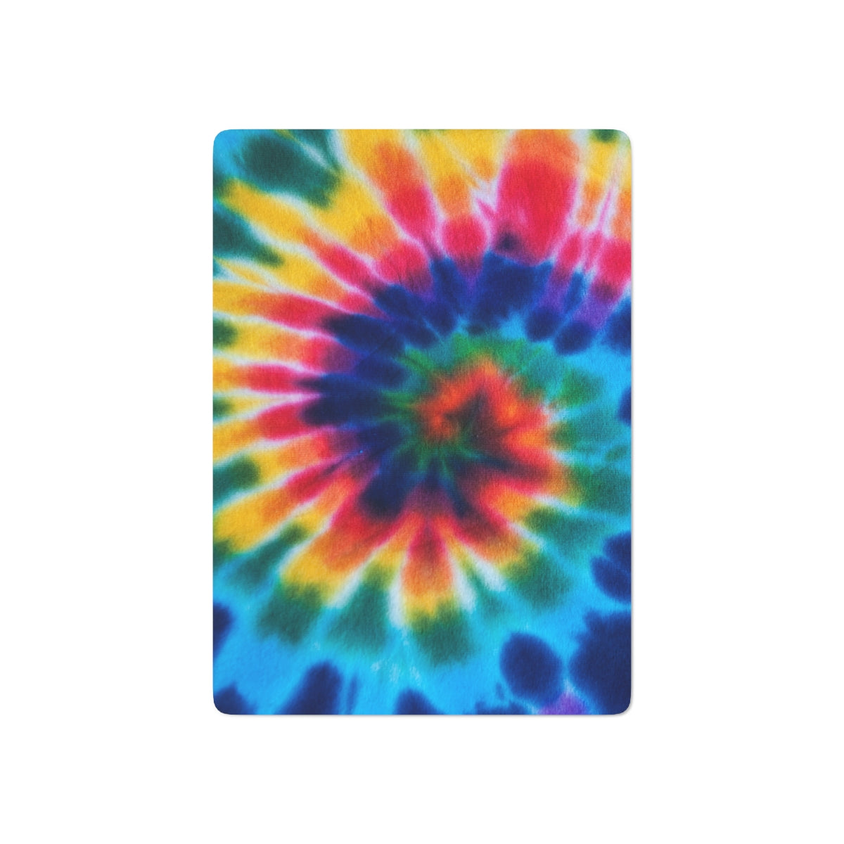 Tie Dye Custom Poker Cards