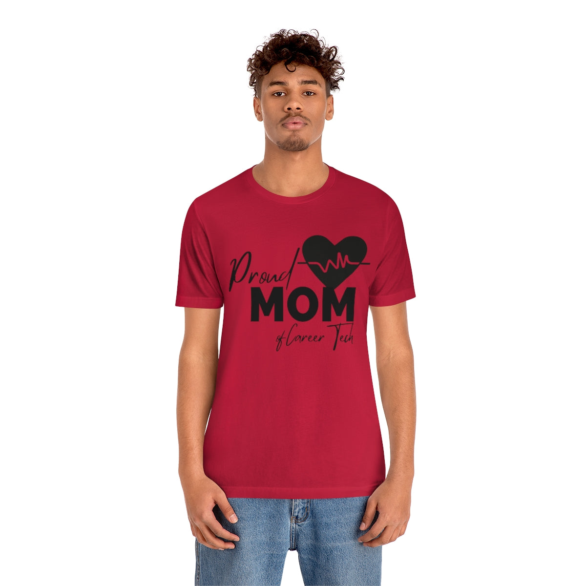 Proud Mom of Career Tech Student Jersey Short Sleeve Tee