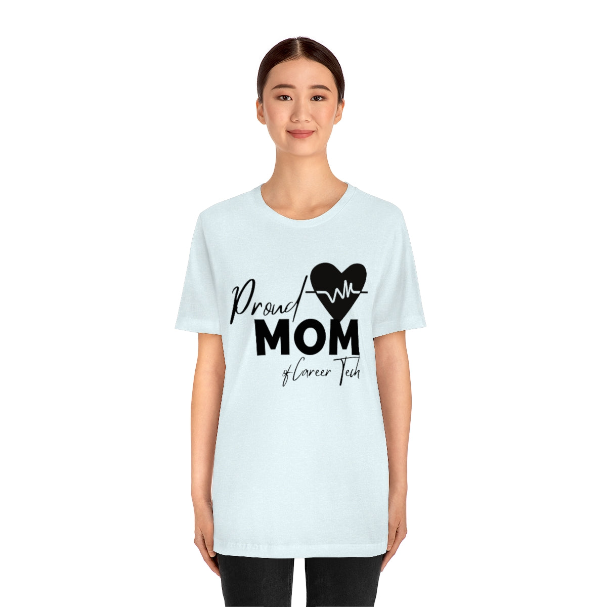 Proud Mom of Career Tech Student Jersey Short Sleeve Tee