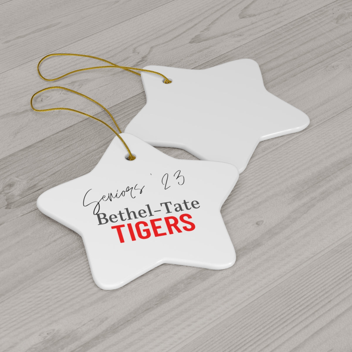 Seniors Ceramic Ornament, 4 Shapes