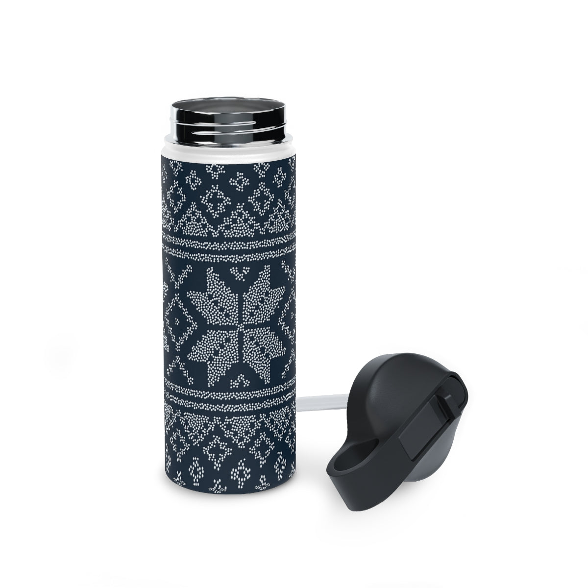 ugly sweater Stainless Steel Water Bottle, Standard Lid