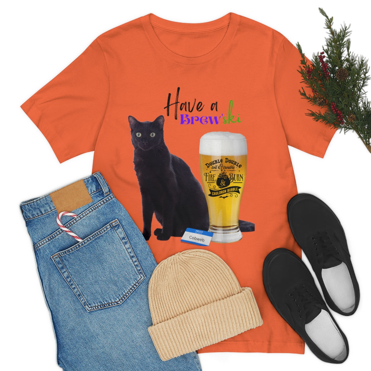 Black Cat Unisex Jersey Short Sleeve Tee