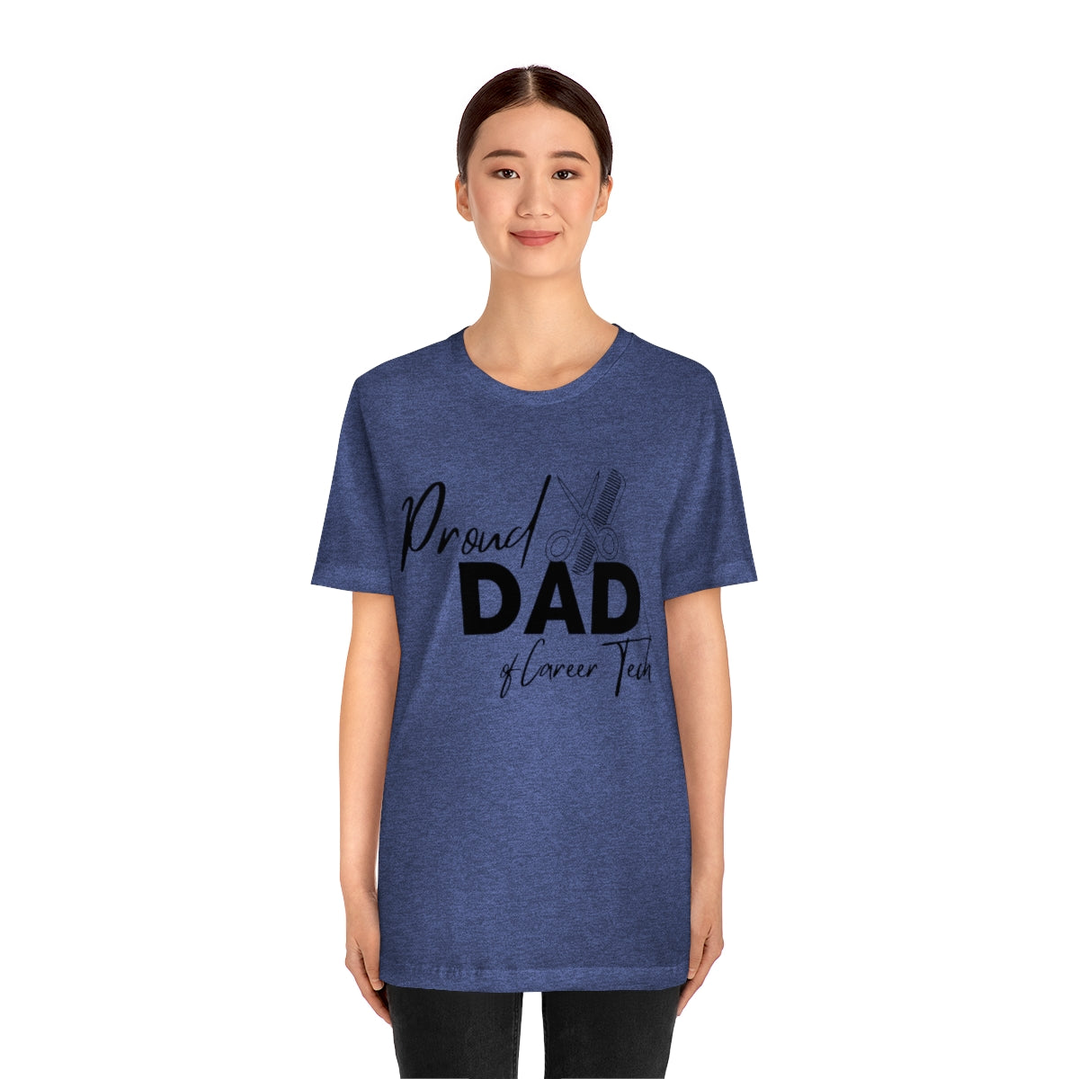 Proud Dad of Career Tech Student Jersey Short Sleeve Tee