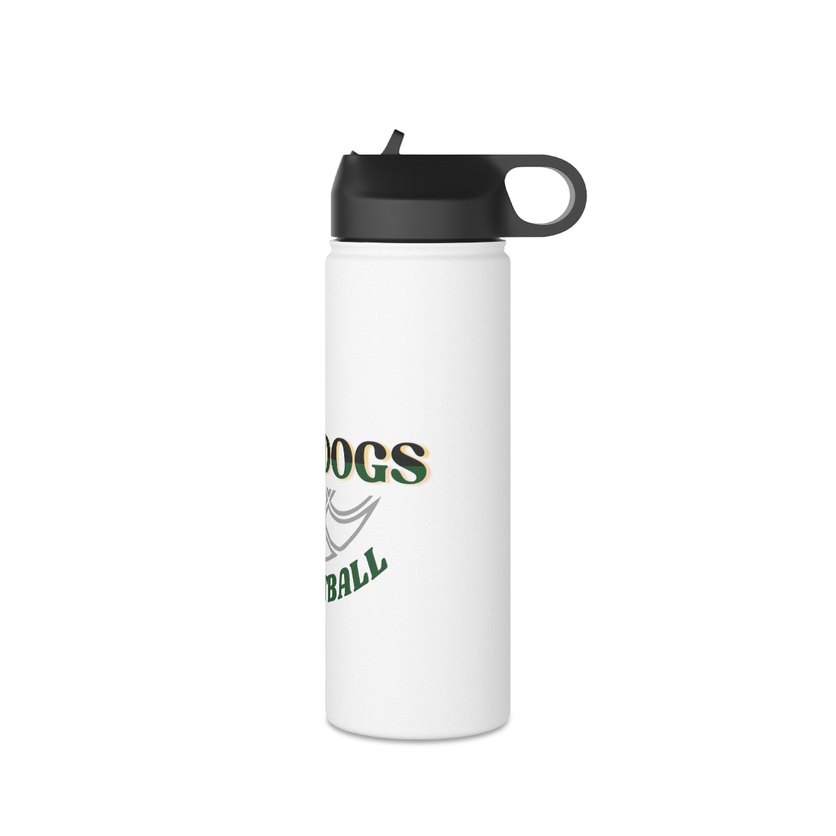 Bulldogs Stainless Steel Water Bottle, Standard Lid