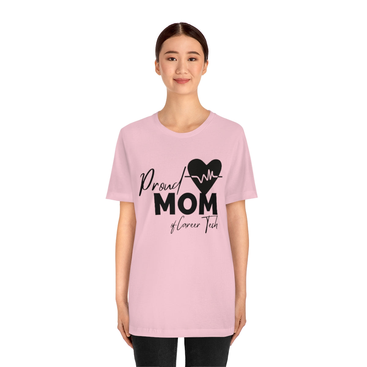 Proud Mom of Career Tech Student Jersey Short Sleeve Tee