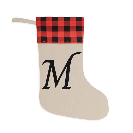 "M" Christmas Stocking