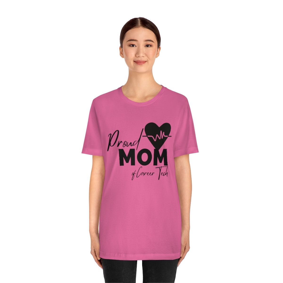 Proud Mom of Career Tech Student Jersey Short Sleeve Tee