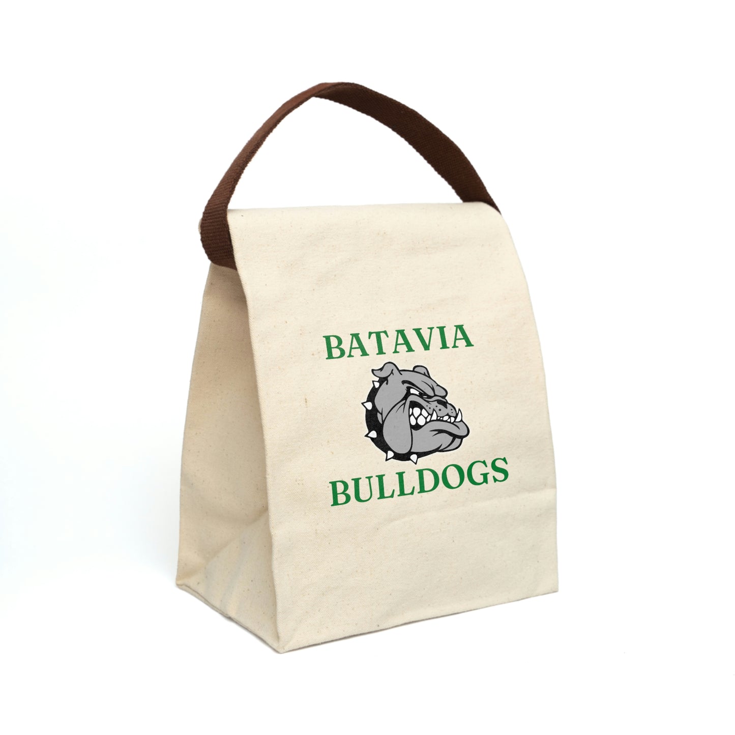 Bulldogs Canvas Lunch Bag With Strap