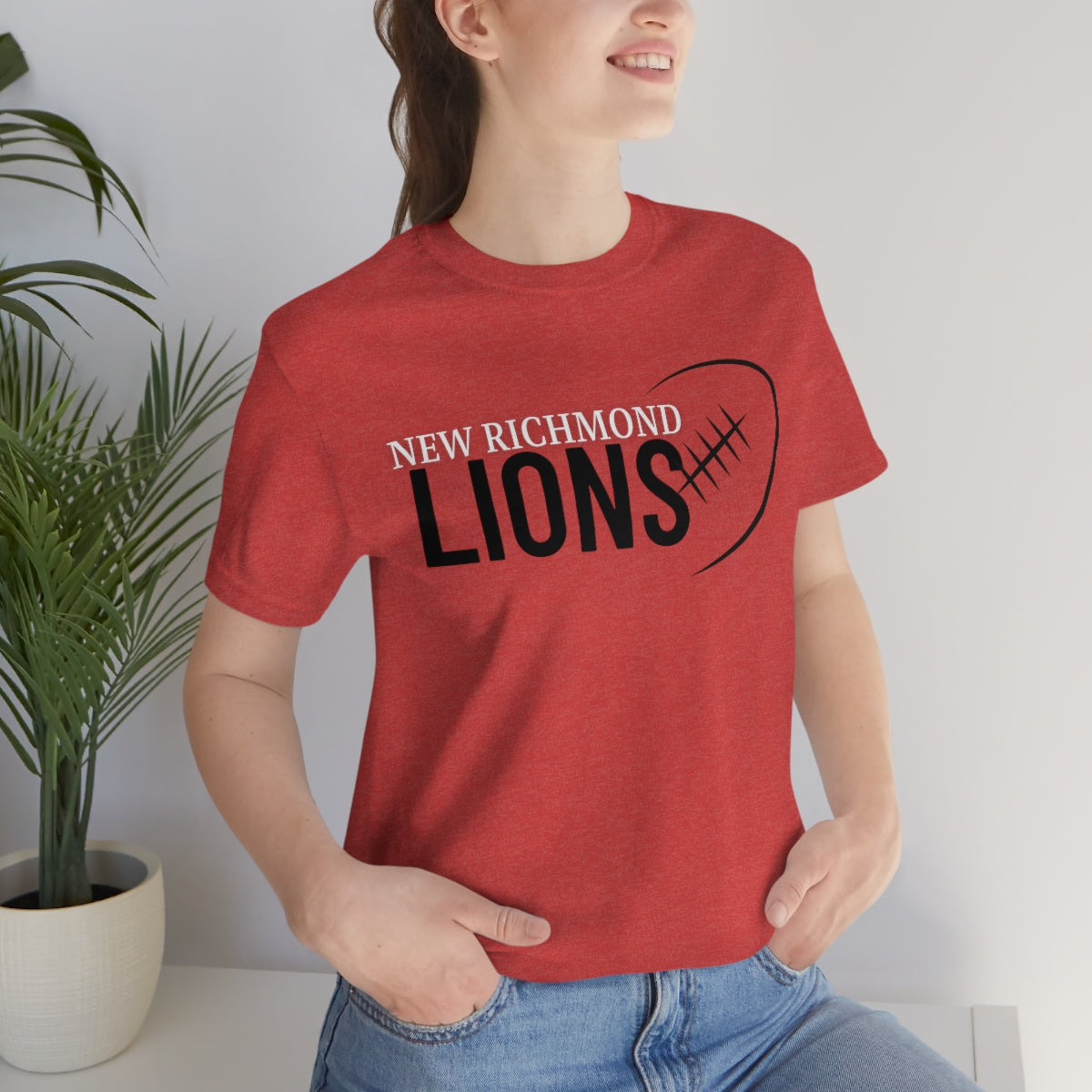 Lions Football Unisex Jersey Short Sleeve Tee