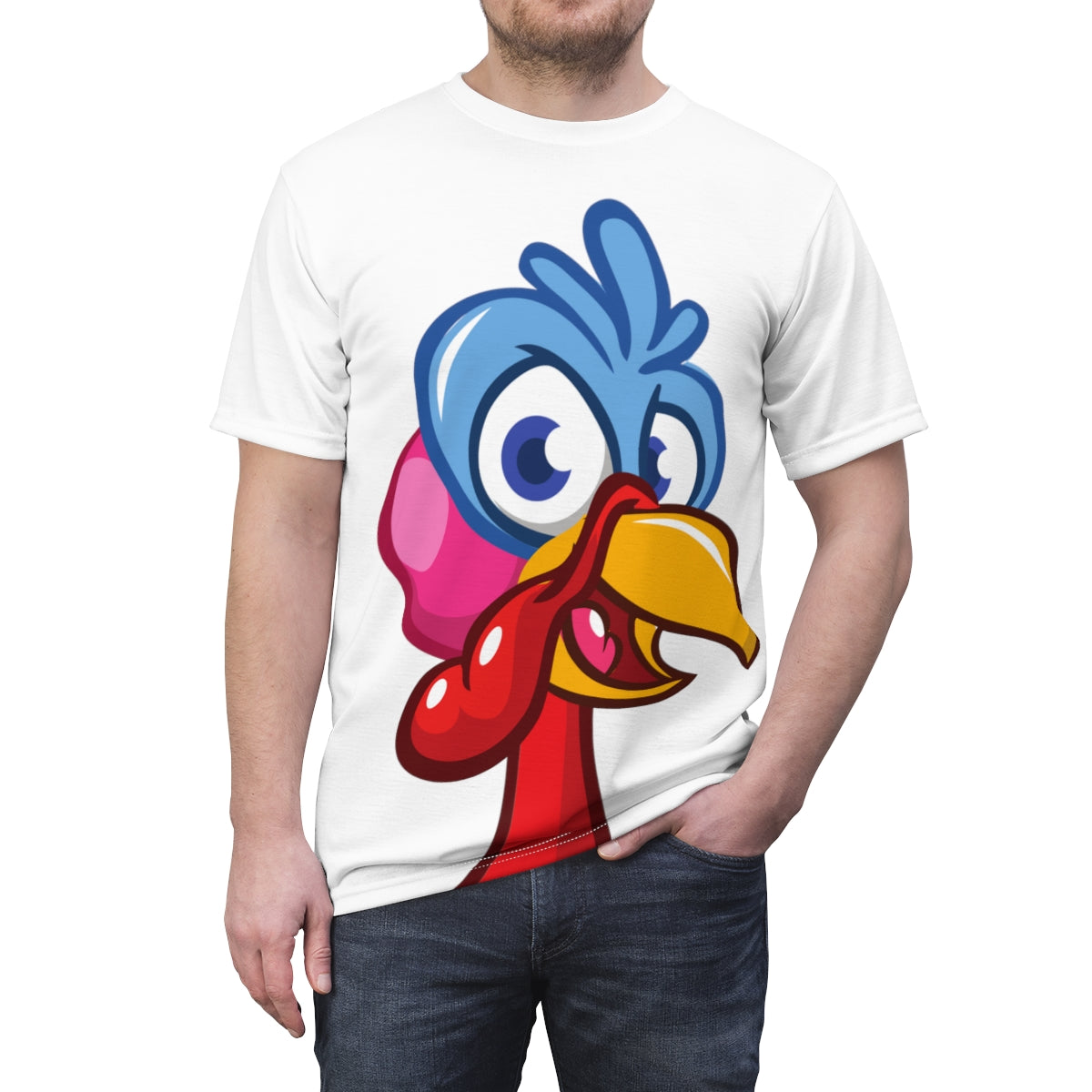 Turkey Gobbler Unisex AOP Cut & Sew Tee