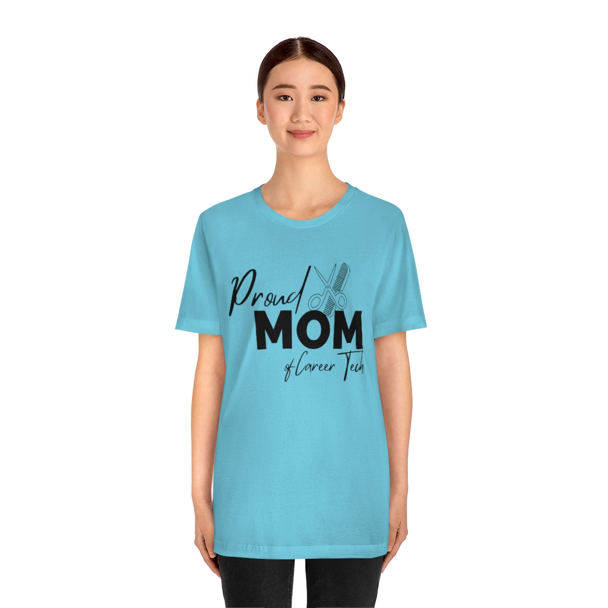 Proud Mom of Career Tech Student Unisex Jersey Short Sleeve Tee