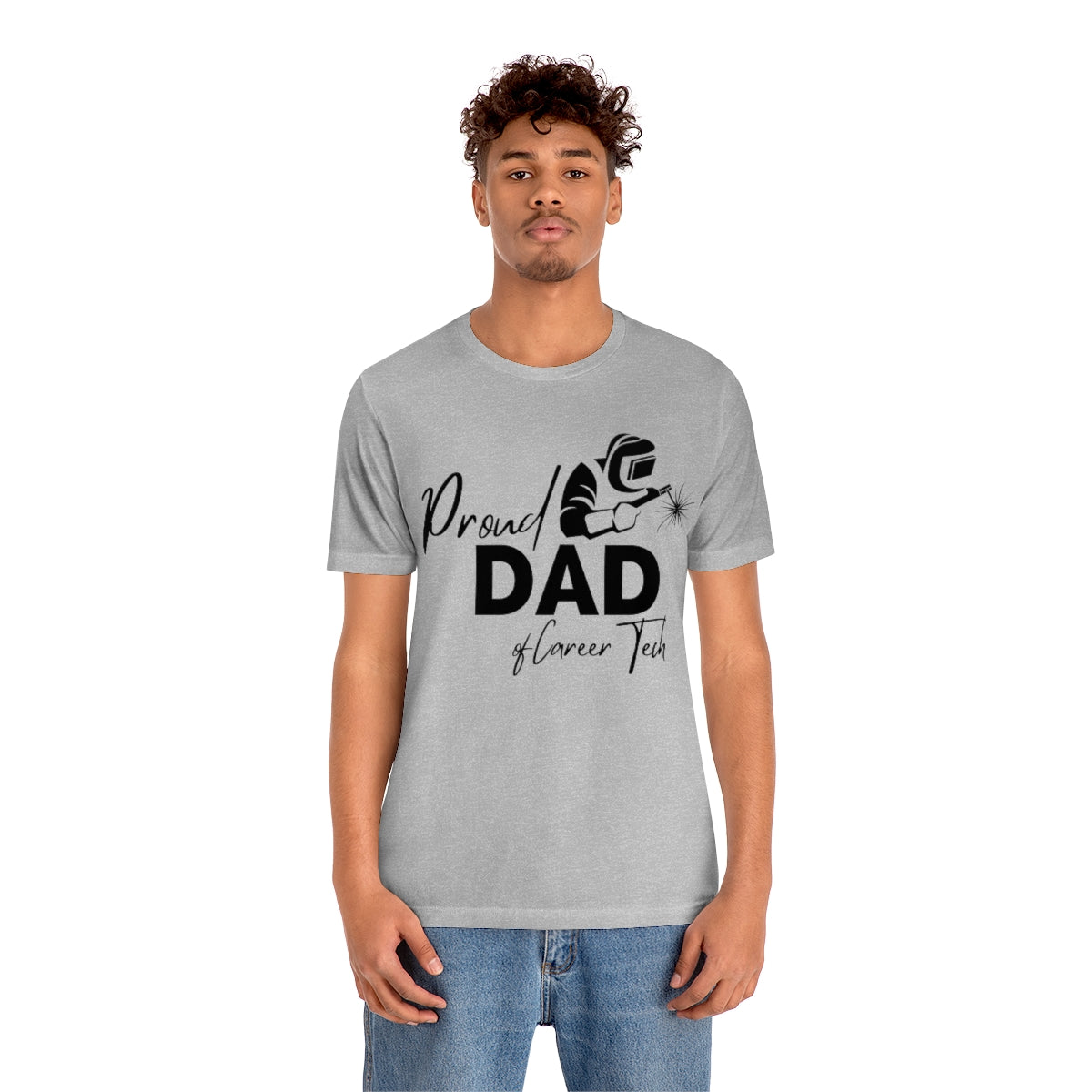 Proud Dad of Career Tech Student  Unisex Jersey