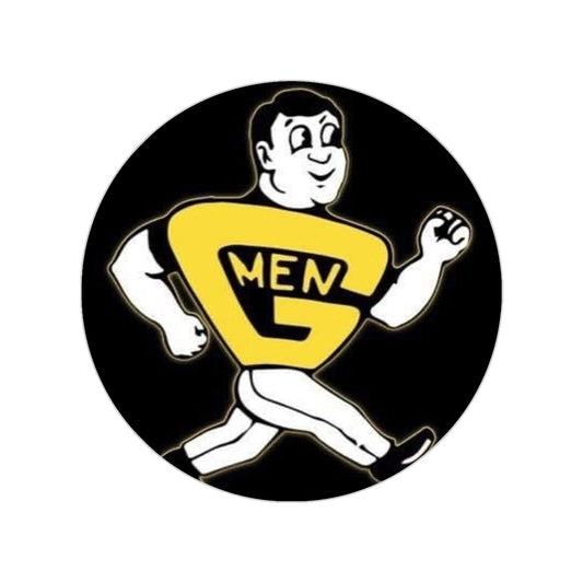 G-Men Transparent Outdoor Stickers, Round, 1pcs